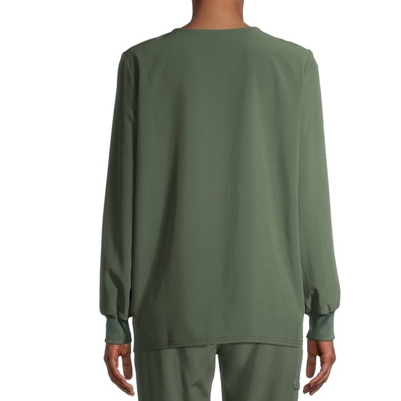 NWT Scrubstar olive active warm up jacket size XS - Picture 2 of 2